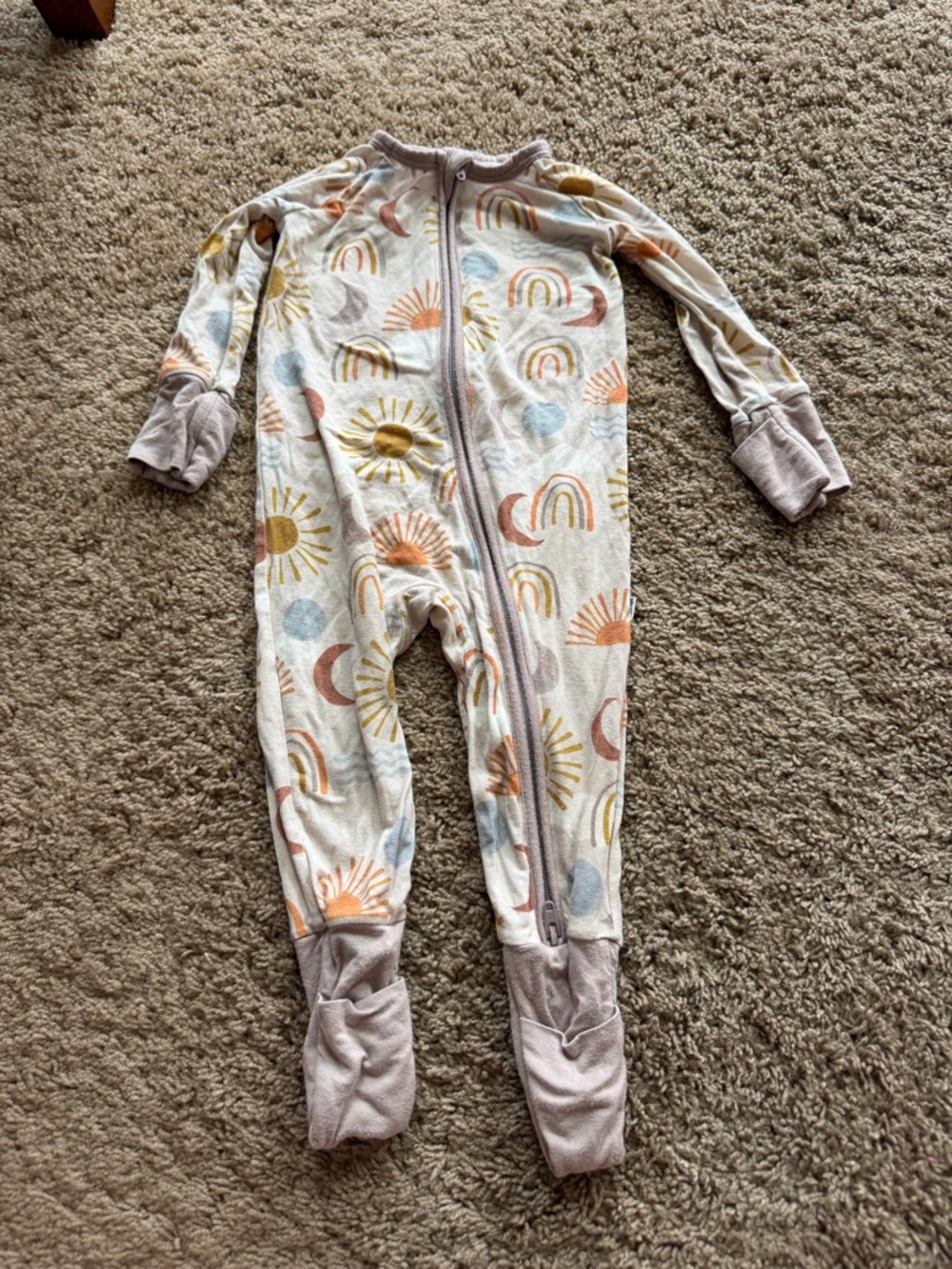 Little Sleepies desert zippy